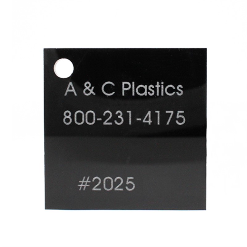 Black Acrylic Sheets, Cast 2025 Cut-to-Size