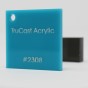 TruCast 2308 Light Blue Acrylic Sheet 3/16" or .187"