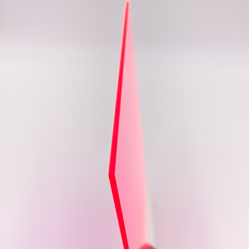 Pink Fluorescent Acrylic Sheet